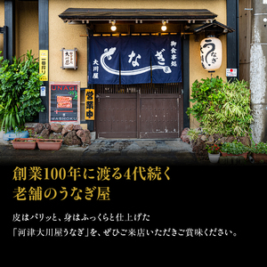 食事券 10000円 河津大川屋うなぎ 炭火直焼き蒲焼 蒲焼き 老舗 うなぎ屋 ウナギ 鰻 関西風 魚 魚介 魚介類 和食 静岡 10,000 お食事券 チケット【夏ギフト特集】うなぎ 