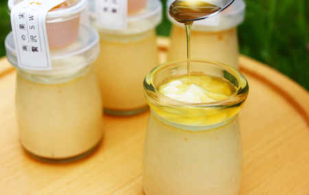 ~温泉育ちのメロンが香る~ 南伊豆プリン 4個入り 【 スイーツ プリン 】