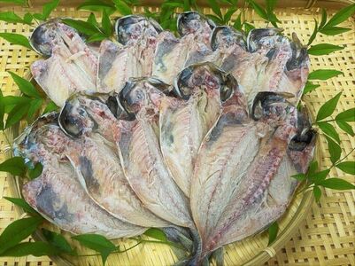 湯の花　アジ・サバ干物食べ比べセット　【 干物 】