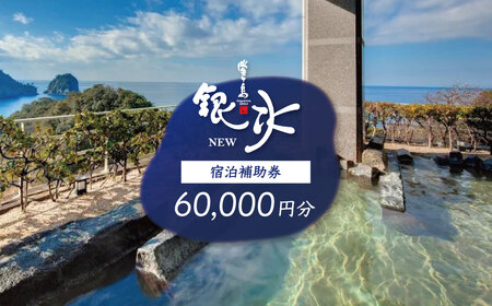 堂ヶ島 ニュー 銀水 宿泊補助券（60,000円分）宿泊 観光[0750007]
