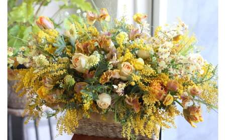 フラワー アレンジメント L  花 ギフト プレゼント お祝い 誕生日 アレンジメント フラワーアレンジメント