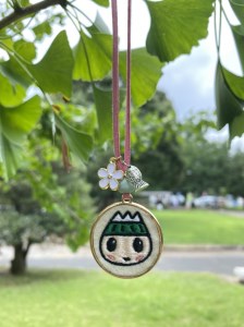 色が選べる!!ゆうすいくん×シトラスリボン刺繍両面キーホルダー