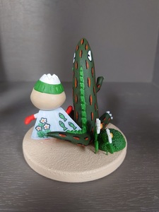 清水町ふるさと大使　絵本作家　宮西達也氏　ゆうすいくんとティラノサウルスのジオラマ