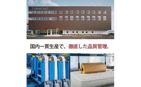 BI50【シモンズ】クイーンベッド　BSボックス2　引出付/BSゴールデンバリューAB2111A　グレージュ