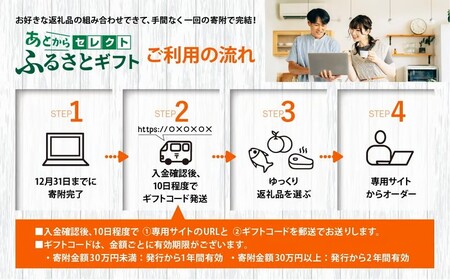 あとからセレクト【ふるさとギフト】4,500円分