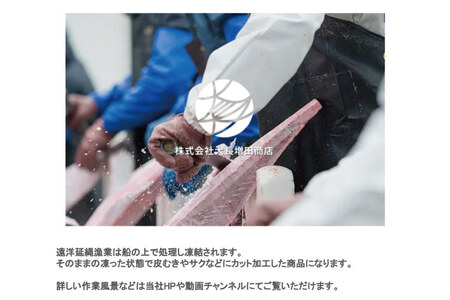 マグロ 天然 まぐろ 赤身 サク 4袋 計1.2kg [大長増田商店 静岡県 吉田町 22424243]