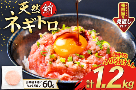 天然 マグロ ネギトロ まぐろたたき 小分け 60g ×20 計1.2kg