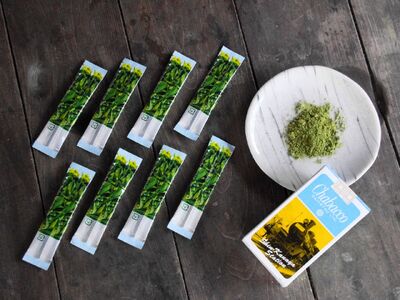 9-6 川根の粉末茶 Chabacco　大井川道鐵道4個セット