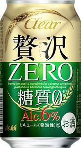 【名古屋市製造の塩こうじ付き】アサヒ　贅沢ゼロ缶　350ml×24本　定期便3か月