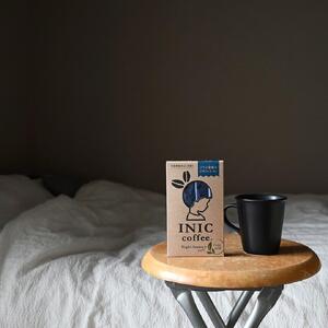 カフェインレス デカフェ 葉酸 コーヒー スティック INIC coffee ナイトアロマ+ 12本 粉末 手軽に本格ドリップの味 珈琲 妊婦 飲みやすい 苦味 コク イニック インスタントを超える味