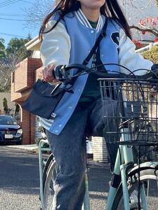 【カーキードラブ】アーミーダック ナイロンで作ったスマホショルダー