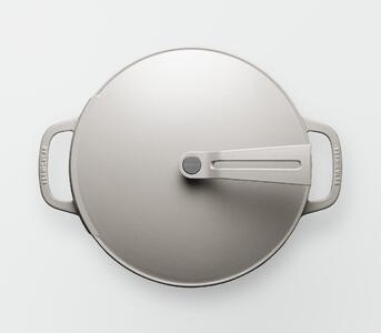 バーミキュラ オーブンポット2 26cm 浅型（マットリネンベージュ／セルフスタンディングリッド）