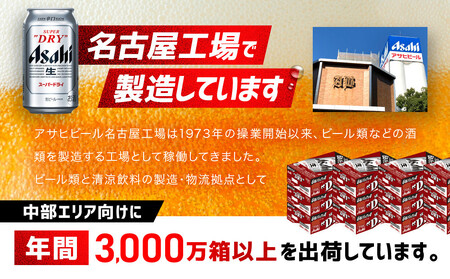 アサヒ スーパードライ缶350ml×24本