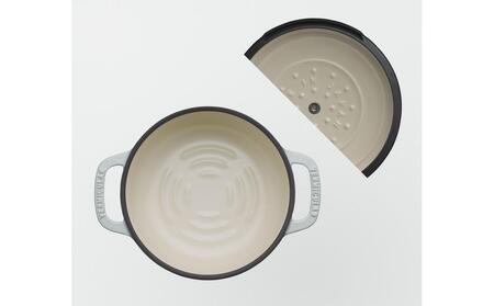 オーブンポット2 MINI 14cm【オイスターグレー】(セルフスタンディングリッド)