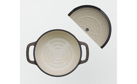 オーブンポット2 MINI 14cm【ヘーゼルナッツブラウン】(セルフスタンディングリッド)