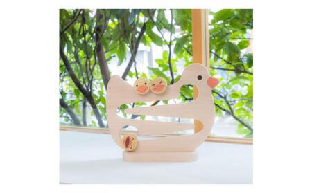 木のおもちゃ ＭＯＣＣＯ　森のあひるさんスロープ 木製 知育 プレゼント ギフト 対象年齢3歳から