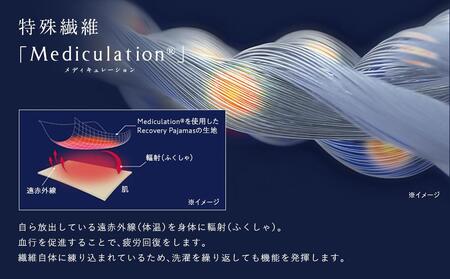 【ネイビーMサイズ】NEWPEACE Recovery Pajamas Set (Long)