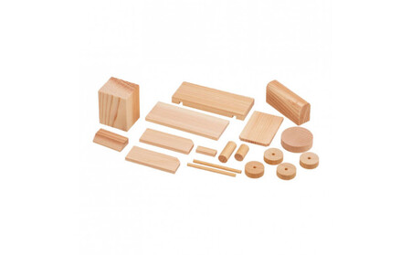 ＭＯＣＣＯ　木の工作キット＜機関車＞木製玩具  木のおもちゃ 対象年齢６歳から