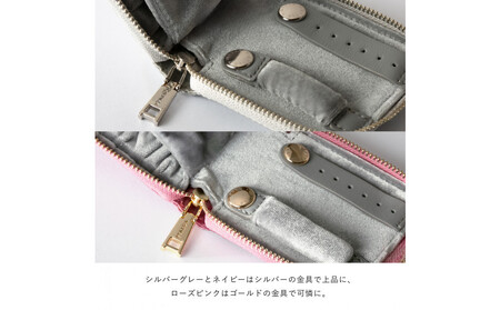 Y-STYLE 魔法の収納アクセサリーケース【オーシャンネイビー】