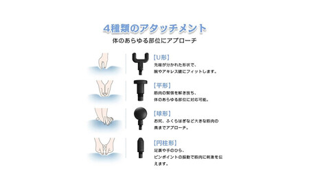 マッサージガン 小型 リラックス ハンディ 電動 全身リフレッシュ リラックス ボディケア コンパクト 4モード調節 4つの交換ヘッド 健康グッズ 肩こり トレーニング レディース メンズ 癒しグッズ USB充電式 1年間保証付き 日本語取扱説明書