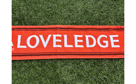 【トップスポーツチーム活動支援事業寄附金専用】Loveledge　マフラータオル