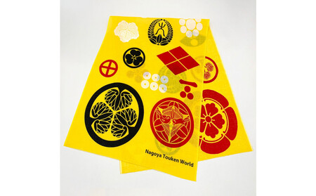 オリジナル【手ぬぐい】「戦国武将の家紋」デザイン/名古屋刀剣博物館