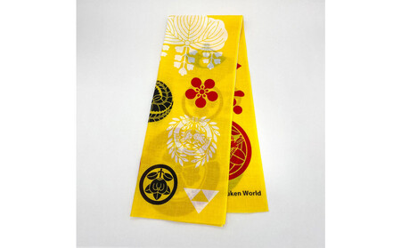 オリジナル【手ぬぐい】「戦国武将の家紋」デザイン/名古屋刀剣博物館