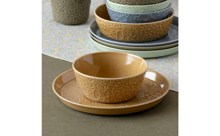 ナルミ アンナ・エミリア ペアプレート&ボウルセット 2人用 41798-33556