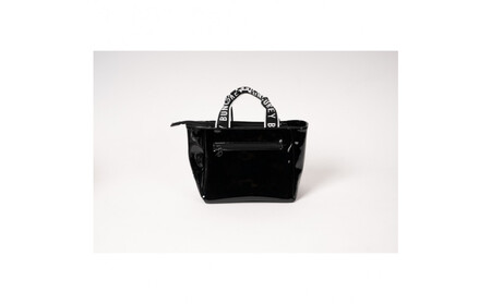 BUNCUREY　エナメルカートバック（BM23SS-17-037）〈ブラック〉