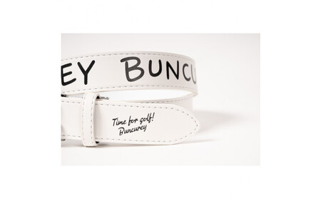 BUNCUREY　ロゴPTベルト（BM23SS-08-021）〈ホワイト〉