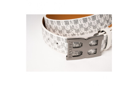 BUNCUREY　総柄PTベルト（BM23SS-08-020）〈ブラック〉