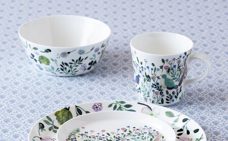 ナルミ アンナエミリア ボウル(クローバーガーデン) 14cm 51854-3555P