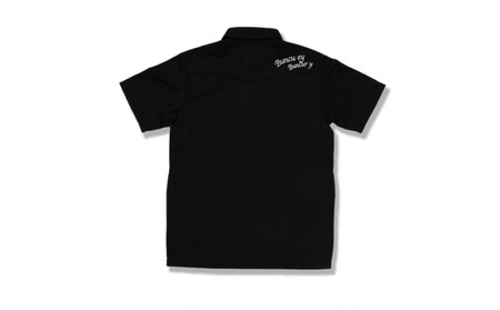 BUNCUREY　ゴルフウェア　半袖ポロシャツ（BM23SS-01-001）ブラック／サイズ3
