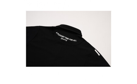 BUNCUREY　ゴルフウェア　半袖ポロシャツ（BM23SS-01-003）ブラック／サイズ3