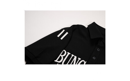 BUNCUREY　ゴルフウェア　半袖ポロシャツ（BM23SS-01-003）ブラック／サイズ3