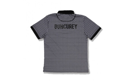 BUNCUREY　ゴルフウェア　モノグラム半袖ポロシャツ（BM23SS-01-006）オフ／サイズ3