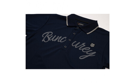 BUNCUREY　ゴルフウェア　半袖ポロシャツ（BM23SS-01-041）ネイビー／サイズ5