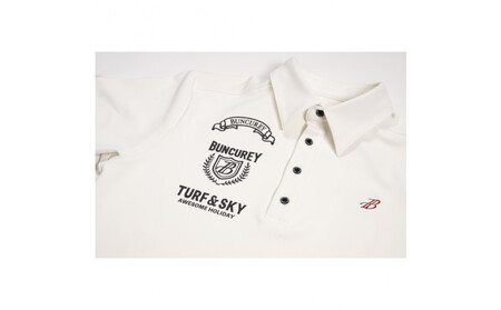 BUNCUREY　ゴルフウェア　ロゴポロシャツ（BM23SS-01-042）ブラック／サイズ4