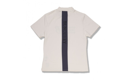 BUNCUREY　ゴルフウェア　バイカラー半袖モックネック（BM23SS-02-007）オフ／サイズ4