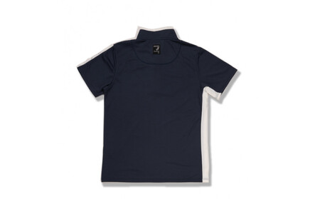 BUNCUREY　ゴルフウェア　ジップアップ半袖モックネック（BM23SS-02-008）ブルー／サイズ5