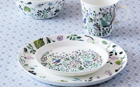 ナルミ アンナエミリア プレート(クローバーガーデン) 24cm 51854-5643P