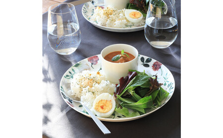 ナルミ アンナエミリア プレート(グランドマザーズブーケ) 24cm 51857-5643P