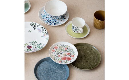 ナルミ アンナエミリア プレート(フロストガーデン) 19cm 52189-5644P