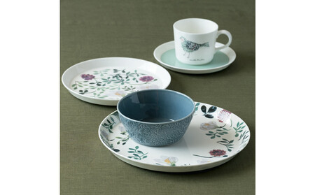 ナルミ アンナエミリア カップ&ソーサー(とり) 220cc 2人用 96697-23167P