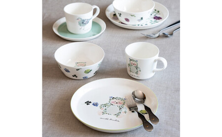 ナルミ アンナエミリア カップ&ソーサー(とり) 220cc 2人用 96697-23167P