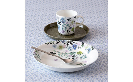 ナルミ アンナエミリア プレート(フォレストグリーン) 19cm 41790-5949