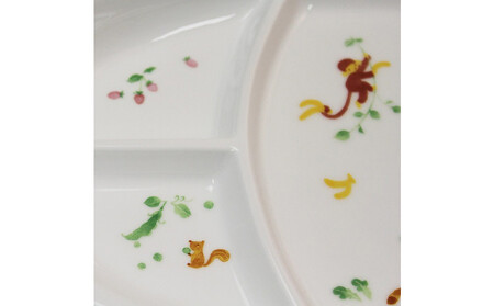 ナルミ みんなでたべよっ！ キッズプレート 28cm 40433-5554