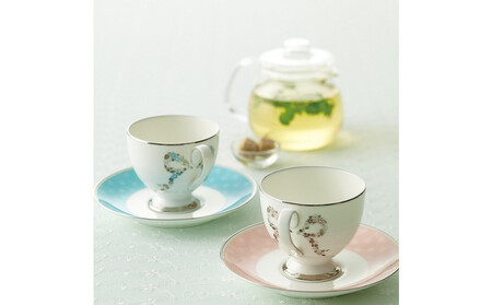 ナルミ フェリシータ！ コーヒーカップ＆ソーサー 210cc 2人用 95586-20861P