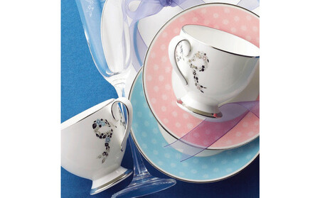 ナルミ フェリシータ！ コーヒーカップ＆ソーサー 210cc 2人用 95586-20861P