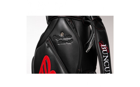 BUNCUREY　ツアー型キャディーバッグ（BM23SS-16-024）〈ホワイト〉